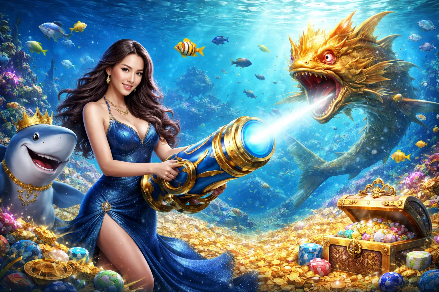 Hình ảnh chính về game Bắn Cá sôi động tại Bong Dalu